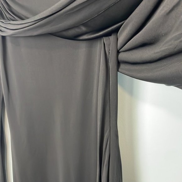 Givenchy Bateau Neckline Knee-Length Black Dress Size 40 - Picture 7 of 13